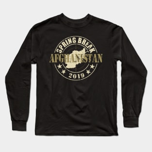 Spring Break Afghanistan 2019 Long Sleeve T-Shirt